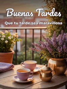 Frases de buenas tardes cortas para Facebook y WhatsApp