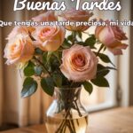 buenas tardes que tengas una tarde preciosa, mi vida