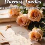 buenas tardes que tengas una tarde preciosa, mi vida