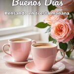 buenos días pensando en ti esta mañana