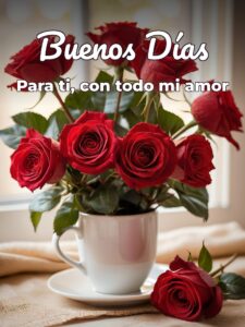 Frases de buenos días amor con imágenes