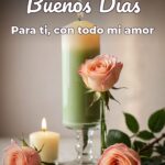 buenos días para ti, con todo mi amor