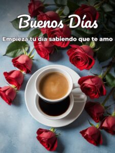 Frases de buenos días amor con imágenes para Facebook