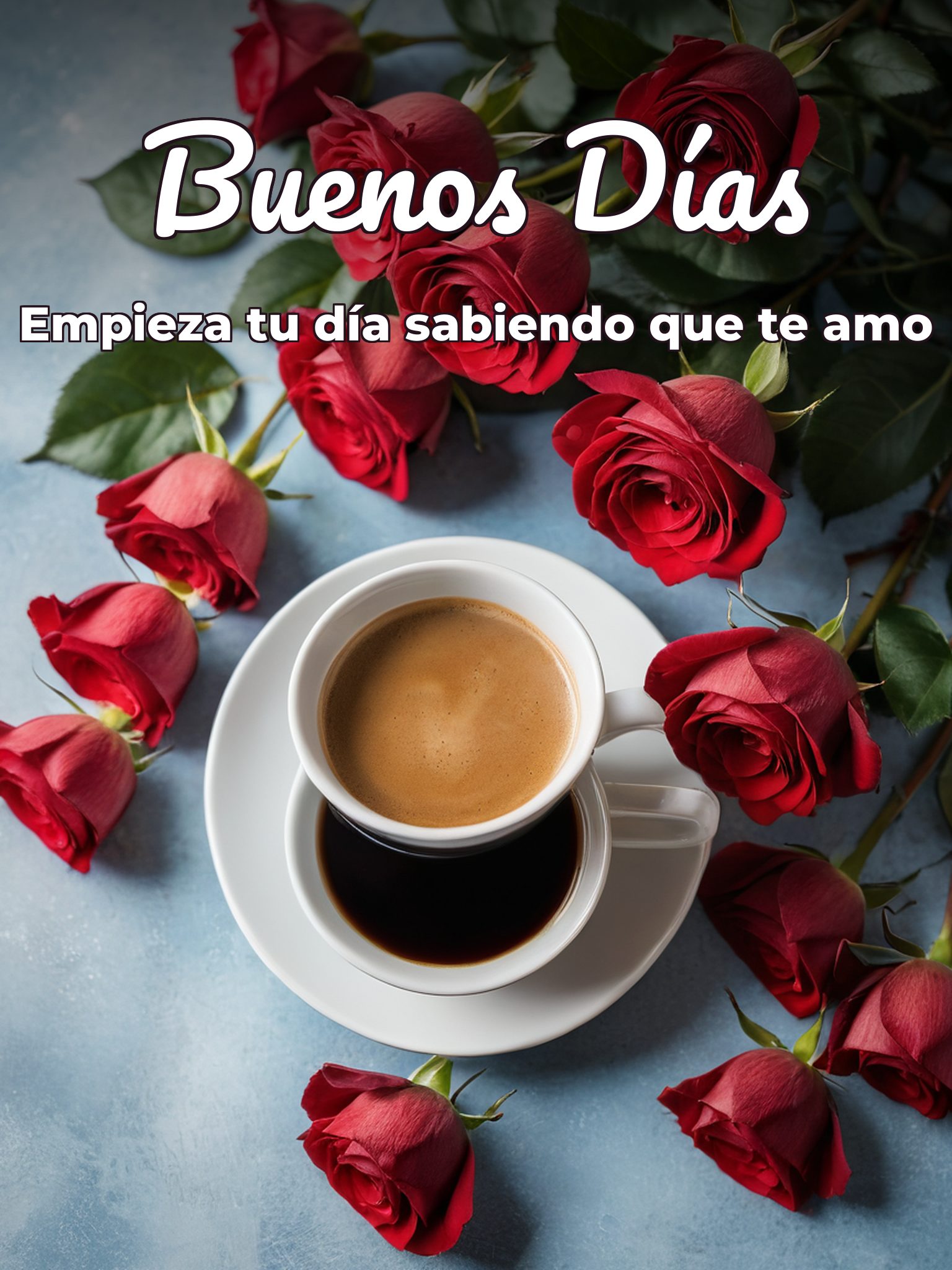 Frases de buenos días amor con imágenes para Facebook