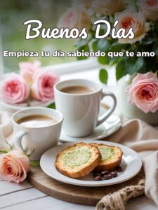 Frases de buenos días amor para Facebook