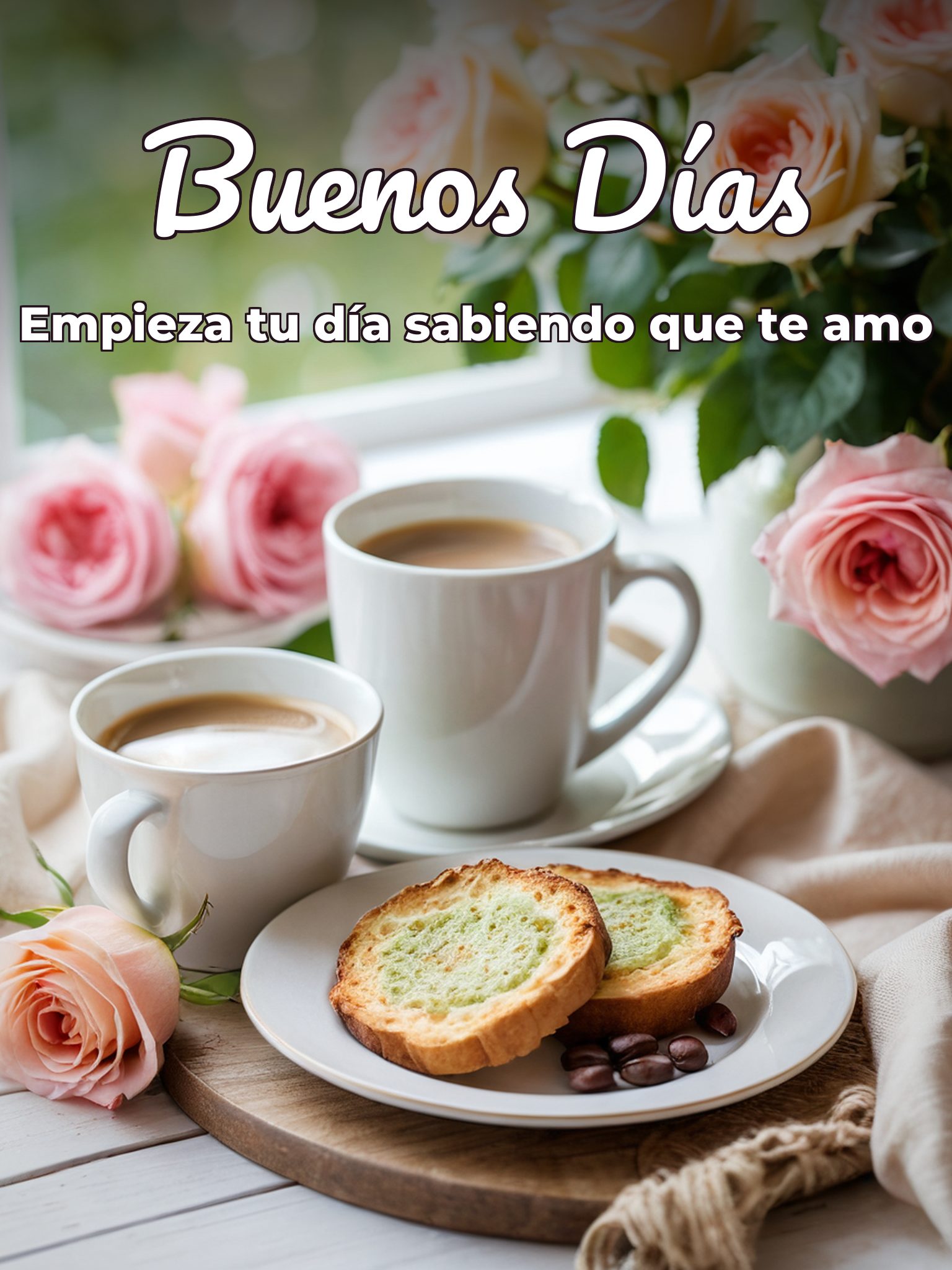 Frases de buenos días amor para Facebook
