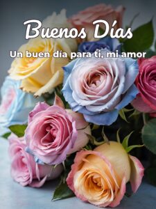 Frases de buenos días mi amor para Facebook