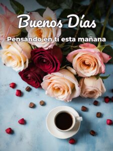 Frases de buenos días para amor para Facebook