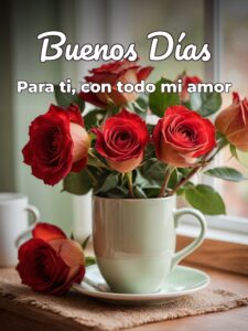 Frases de buenos días para amor para una amiga