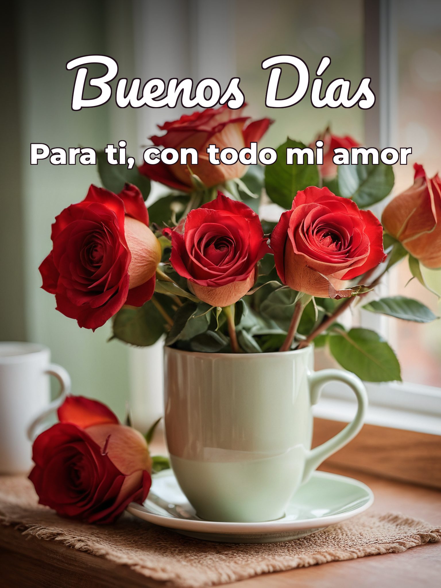 Frases de buenos días para amor para una amiga