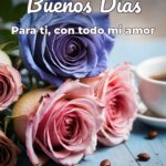 buenos días para ti, con todo mi amor