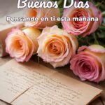 buenos días pensando en ti esta mañana