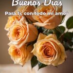 buenos días para ti, con todo mi amor