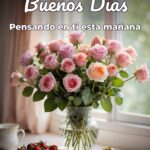 buenos días pensando en ti esta mañana