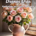 buenos días pensando en ti esta mañana