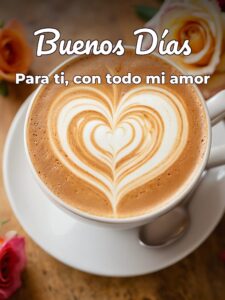 Frases de buenos días para mi amor para WhatsApp