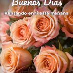 buenos días pensando en ti esta mañana