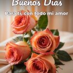 buenos días para ti, con todo mi amor