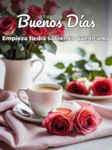 Frases de buenos días para mi novia para Facebook
