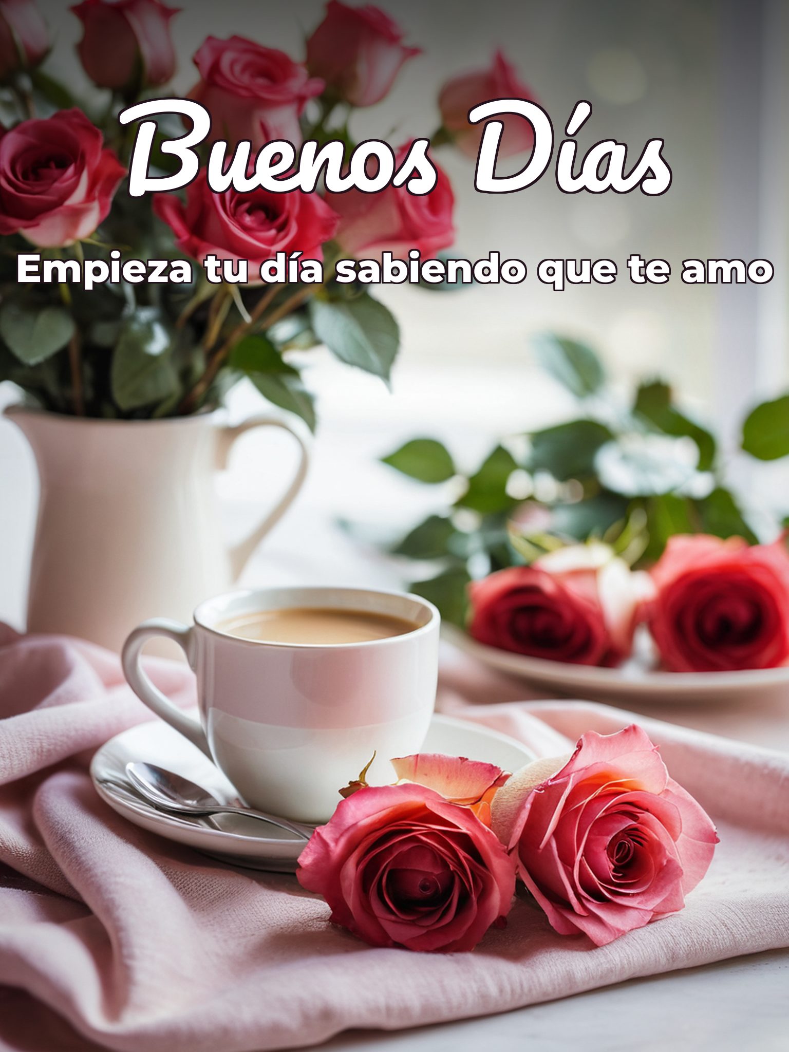 Frases de buenos días para mi novia para Facebook