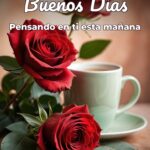 buenos días pensando en ti esta mañana