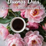 buenos días empieza tu día sabiendo que te amo