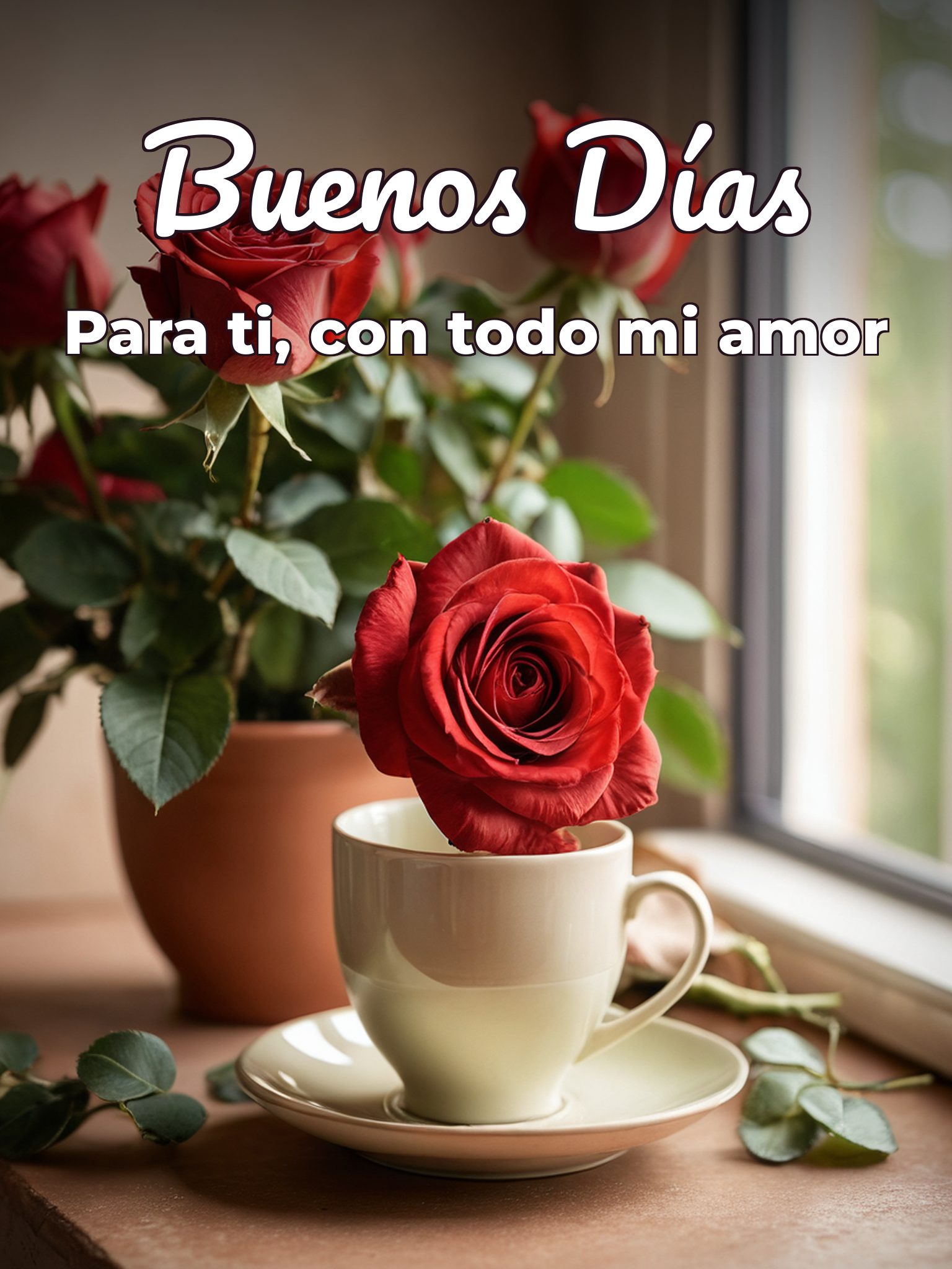 Frases de buenos días para un amor para mi amor