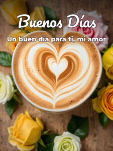 Frases de buenos días y amor para mi amor