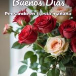 buenos días pensando en ti esta mañana
