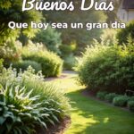 buenos días que hoy sea un gran día
