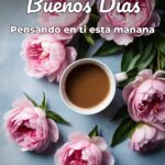 buenos días pensando en ti esta mañana
