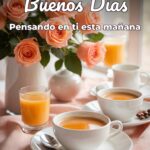 buenos días pensando en ti esta mañana
