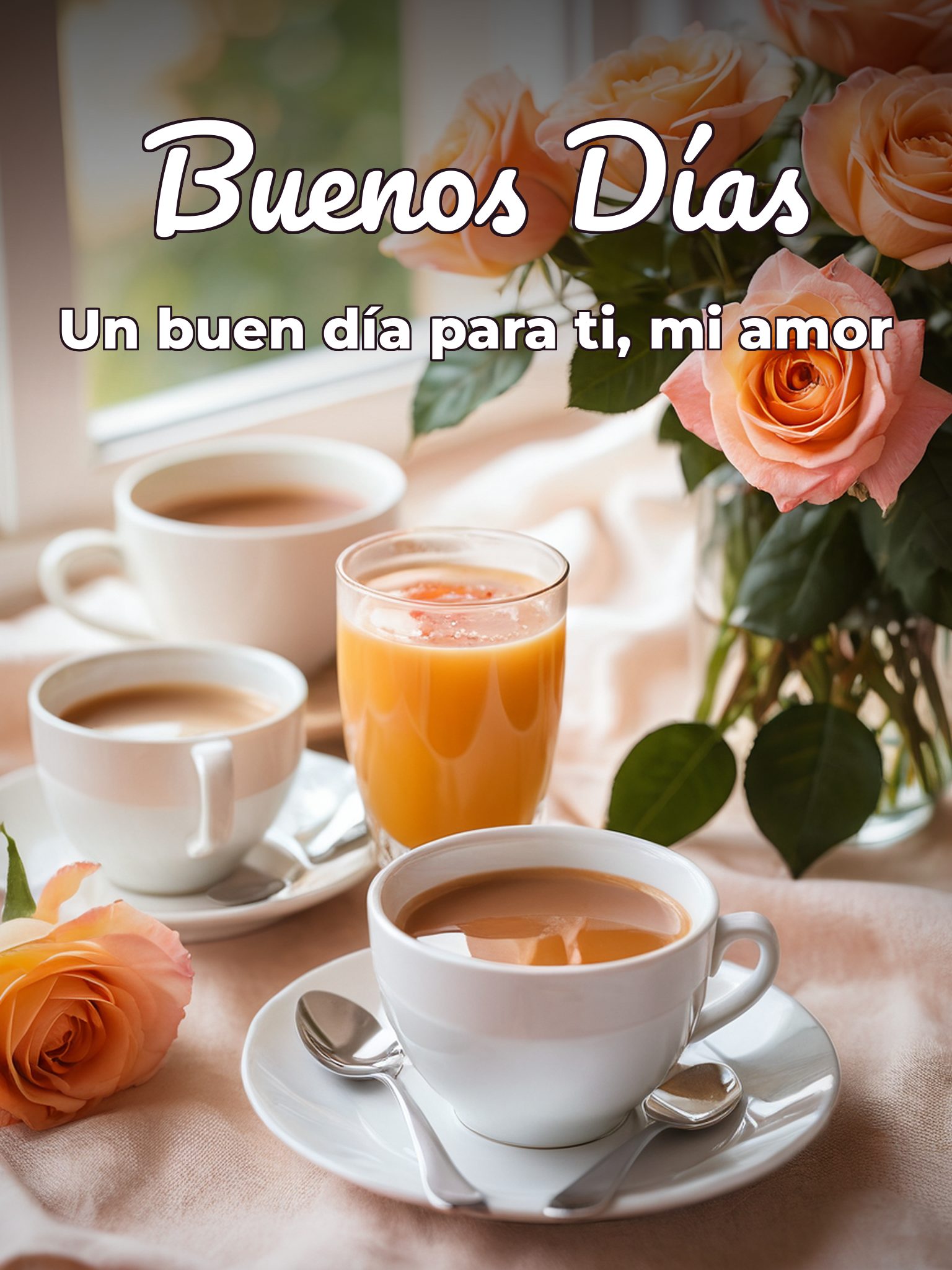 Frases de los buenos días de amor para Facebook