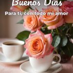 buenos días para ti, con todo mi amor
