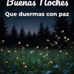 buenas noches que duermas con paz