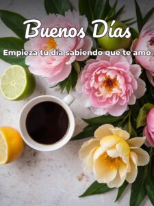 Frases e imágenes de buenos días mi amor