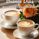 buenos días pensando en ti esta mañana