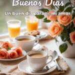 buenos días un buen día para ti, mi amor