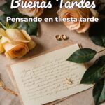 buenas tardes pensando en ti esta tarde