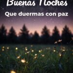 buenas noches que duermas con paz