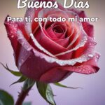 buenos días para ti, con todo mi amor