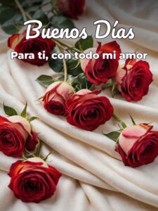 Frases hermosas de buenos días para mi amor para Facebook