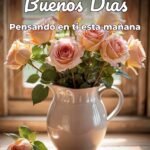 buenos días pensando en ti esta mañana