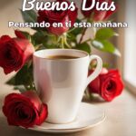 buenos días pensando en ti esta mañana
