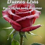 buenos días para ti, con todo mi amor