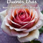 buenos días pensando en ti esta mañana
