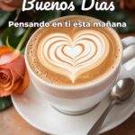 buenos días pensando en ti esta mañana