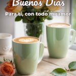 buenos días para ti, con todo mi amor