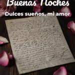 buenas noches dulces sueños, mi amor