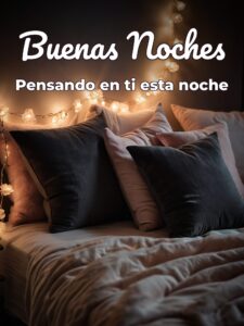 Frases lindas de buenas noches mi amor para WhatsApp